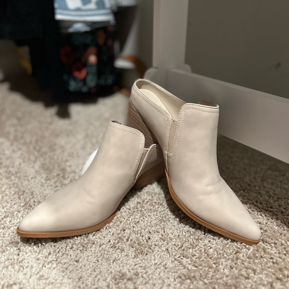 ShuShop Block Heel Mule